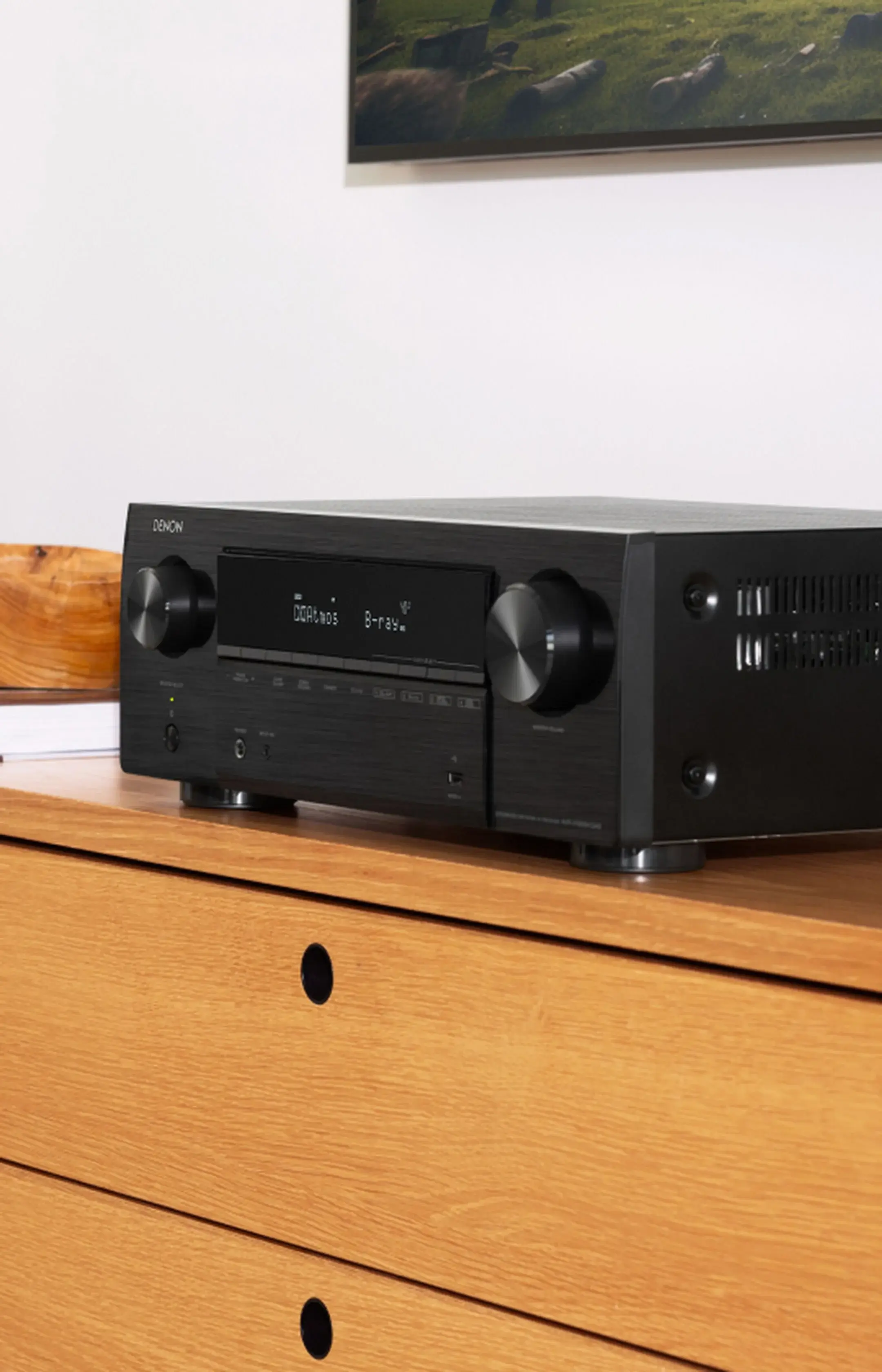 美品　DENON AVR-X1800H AVR-X1800H DAB - 7.2 Ch. 80W 8K AV Receiver with HEOS® Built